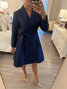 FOCUS by Shani Dupioni Wrap Dress ✨